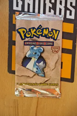 Fossil Pokemon Booster Pack Lapras Factory Sealed 742818060714 - Image 1