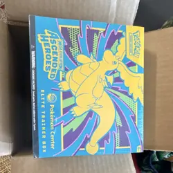 Pokemon Center Elite Trainer Box Ascended Heroes Dragonite 2 Boxes English - Image 1