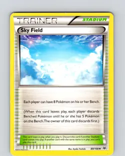 Pokemon TCG Sky Field XY Roaring Skies 89/108 Regular Uncommon Card Played MP-LP - Image 1