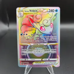 Alolan Vulpix VSTAR 197/195 Pokemon Card - Swsh12: Silver Tempest Holo - NM - Image 1