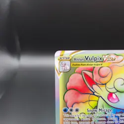 Alolan Vulpix VSTAR 197/195 Pokemon Card - Swsh12: Silver Tempest Holo - NM - Image 3