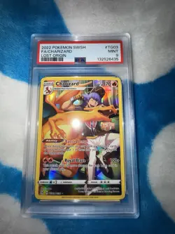 Pokemon Lost Origin Charizard #TG03 PSA 9 - Image 1