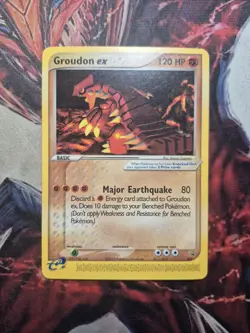 Pokemon Groudon ex 002 #2 - 2003 Wizards Black Star Promo - NM/LP - Image 1