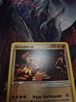 Pokemon Groudon ex 002 #2 - 2003 Wizards Black Star Promo - NM/LP - Image 2