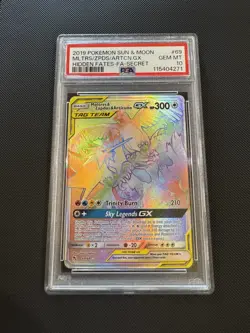 Pokemon Moltres & Zapdos & Articuno GX Hidden Fates Secret Rare TAG TEAM 69/68 - Image 1