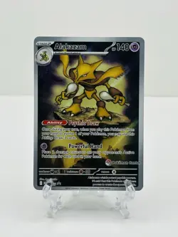 🔥Pokemon TCG-Alakazam-009-Pokemon Center Exclusive-Promo-Mega Evolution-M/NM!🔥 - Image 1