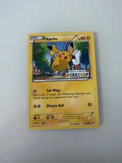 Pikachu 20/108 - Build-A-Bear Workshop Stamped Promo - Pokemon TCG English Card - Image 1