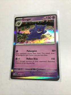 GENGAR - 094/165 - Reverse Holo - Scarlet & Violet 151 - Pokemon Card - NM - Image 1
