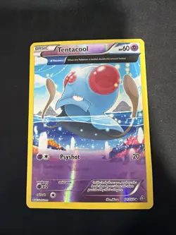 Pokemon TCG Tentacool Primal Clash 71/160 Reverse Holo Uncommon Card DMG - Image 1