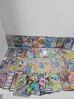 Pokemon Cards English Ex And V - 75 Card Lot- - Image 1
