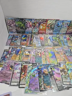 Pokemon Cards English Ex And V - 75 Card Lot- - Image 4