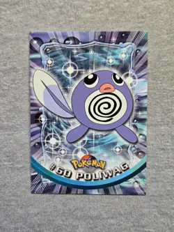 Poliwag #60 Pokemon Topps TV Animation Edition Blue Label - Image 1