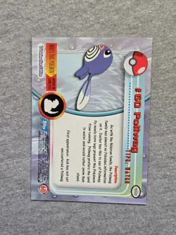 Poliwag #60 Pokemon Topps TV Animation Edition Blue Label - Image 2