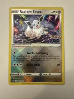 Pokemon TCG Radiant Eevee - SWSH230 - SWSH: Sword & Shield Promo Cards (SWSD) NM - Image 1