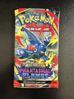 Pokemon TCG: Mega Evolution Phantasmal Flames Booster Pack Single (RANDOM ART) - Image 3