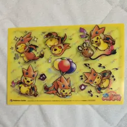 Pokemon Center Transparent clear Card Charizard & Rayquaza Poncho Pikachu Set - Image 2