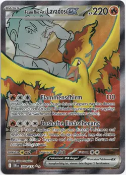 Pokemon Team Rockets Lavados ex Full Art Ewige Rivalen 208/182 NM Deutsch - Image 1