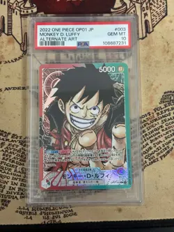 2022 ONE PIECE - Monkey D.Rufy - Leader OP01-003 ROMANCE DAWN - PSA 10 - JAPAN - Image 3