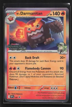 N's Darmanitan - (Prerelease) Promo SV: Scarlet & Violet Promo Cards 181 NM - Image 1