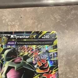 Pokemon M Tyranitar EX 43/98 XY Ancient Origins Mega Holo Ultra Rare Card - Image 3