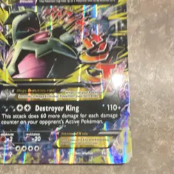Pokemon M Tyranitar EX 43/98 XY Ancient Origins Mega Holo Ultra Rare Card - Image 4