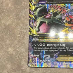 Pokemon M Tyranitar EX 43/98 XY Ancient Origins Mega Holo Ultra Rare Card - Image 5