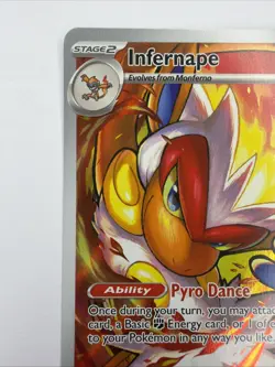 Pokemon TCG Infernape Card Twilight Masquerade Illustration, Rare, 173/167 - Image 3