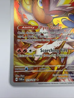 Pokemon TCG Infernape Card Twilight Masquerade Illustration, Rare, 173/167 - Image 4