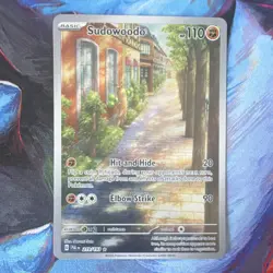 Pokemon Sudowoodo Illustration Rare Card Scarlet & Violet Paldea Evolved 219/193 - Image 1