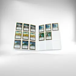 GAMEGENIC CASUAL ALBUM 18-POCKET BINDER PORTFOLIO WHITE HOLDS 360 CARDS NEW - Image 3