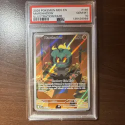PSA 10 Pokemon TCG Marshadow Mega Evolution Illustration Rare Card 146/132 - Image 1