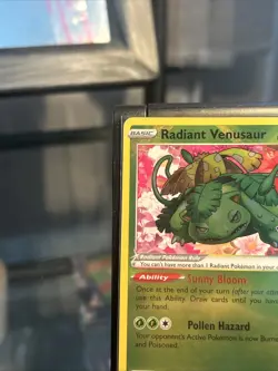 Pokemon TCG Radiant Venusaur Holo Card Pokemon Go 004/078 Near Mint Condition - Image 2