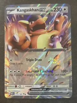 Kangaskhan ex 115/165 Scarlet & Violet 151 Ultra Rare Holo Pokemon Card NM - Image 1