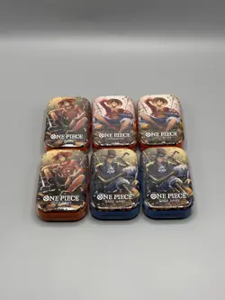 One Piece Card Game Mini-Tin Pack Set Vol.2 Brand New Sealed Set of 6 - Image 1