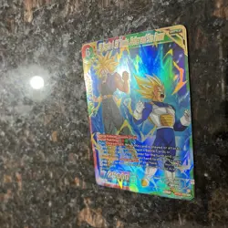 SS Vegeta & SS Trunks Father & Son Power SR Foil Dragon Ball Super Card | NM - Image 5