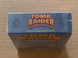 TOMB RAIDER LARA CROFT PACIFIC PERIL CCG 50 CARD QUEST DECK SEALED 1999 BOOSTER - Image 2