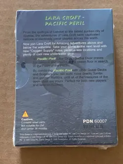 TOMB RAIDER LARA CROFT PACIFIC PERIL CCG 50 CARD QUEST DECK SEALED 1999 BOOSTER - Image 3