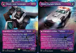 MTG Prowl, Stoic Strategist // Prowl, Pursuit Vehicle - Shattered Glass, NM-Mint - Image 1