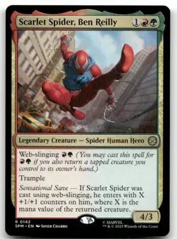 Scarlet Spider, Ben Reilly #142 (NM) Spider-Man SPM Magic MTG - Image 1