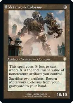 Metalwork Colossus (Retro Frame) Commander: The Brothers' War LP 147 - Image 1