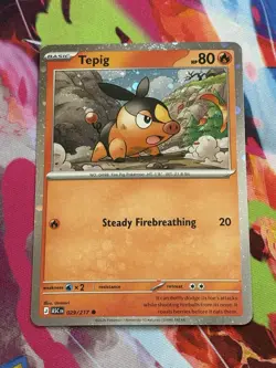Pokemon Ascended Heroes #29/217 Tepig Cosmos Holo - Image 1