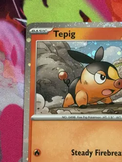 Pokemon Ascended Heroes #29/217 Tepig Cosmos Holo - Image 2