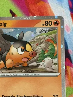 Pokemon Ascended Heroes #29/217 Tepig Cosmos Holo - Image 3