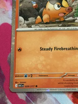 Pokemon Ascended Heroes #29/217 Tepig Cosmos Holo - Image 4