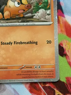 Pokemon Ascended Heroes #29/217 Tepig Cosmos Holo - Image 5