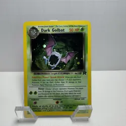 Pokemon Dark Golbat Team Rocket 7/82 Holo Rare 50HP Wizards 2000 Vintage English - Image 1