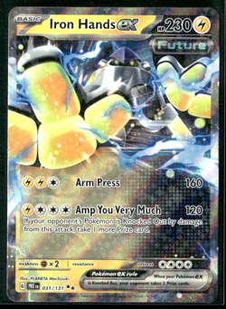 Iron Hands ex - 031/131 - Prismatic Evolutions Double Rare Holo Pokemon TCG - Image 1