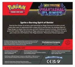 Pokemon TCG: Mega Evolution Phantasmal Flames Booster Box Display - Image 3