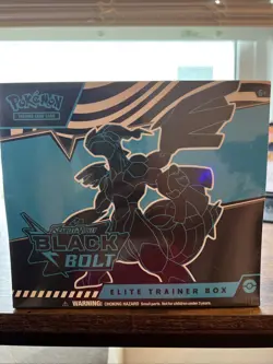 Pokemon TCG Scarlet Violet Black Bolt Elite Trainer Box ETB - Image 1