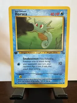 Pokemon TCG Horsea Fossil First 49/62 Common Lightly Played #7 - Image 1